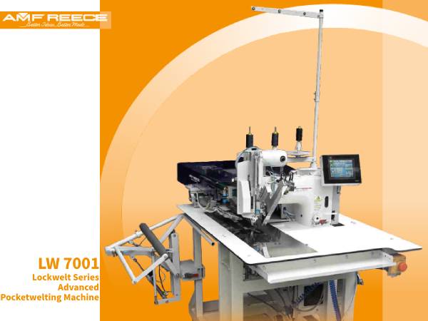 AMF REECE LW 7001 Lockwelt Series Advanced Pocketwelting Machine